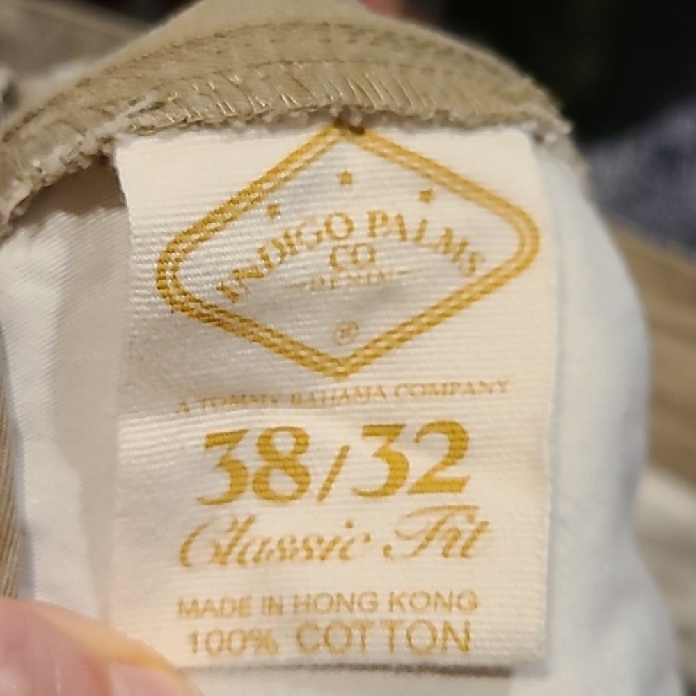 Men's Classic Khaki Chino Pants - Neutral Tan - Picture 4 of 6